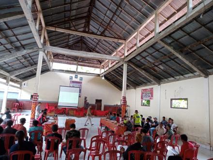 Rapat Sosialisasi LPHD “Sepang Wana Lestari” Desa Sepang.